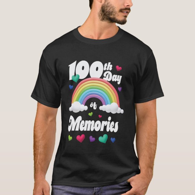 T-shirt 100 jours d'école Élève de l'école primaire Enseig (Devant)