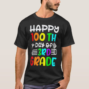 T-shirt 100 Jours D'école Enseignant Garçons Filles 100ème