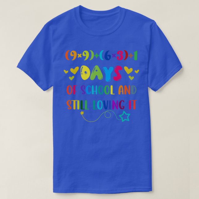 T-shirt 100 Jours d'école et toujours aimer 1 (Design devant)