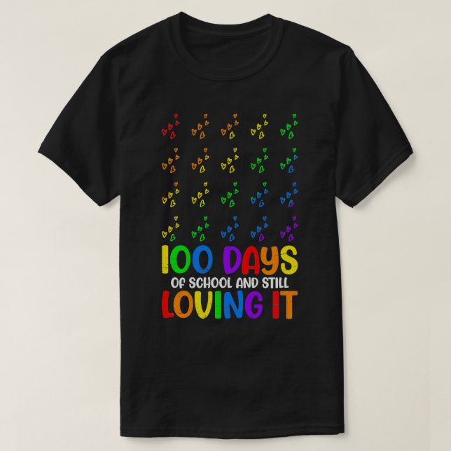 T-shirt 100 Jours d'école et toujours aimer 3 (Design devant)