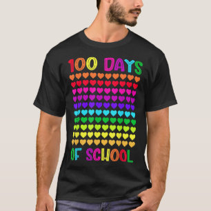 T-shirt 100 Jours D'École Et Toujours Aimer Il Coeur 10