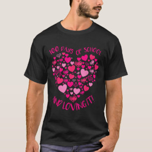 T-shirt 100 Jours D'École Et Toujours Aimer Il Mignonne