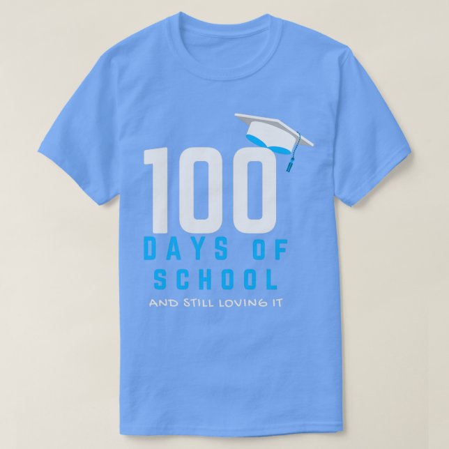 T-shirt 100 Jours d'école et toujours aimer IT Classique T (Design devant)