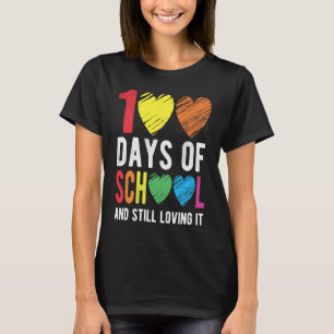 T-shirt 100 Jours D'école Et Toujours Autant D'enthousiasm