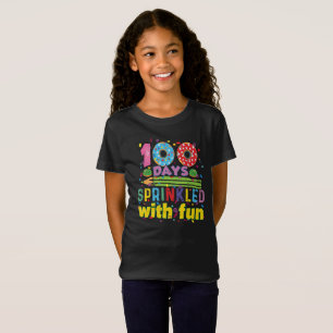 T-Shirt 100 jours d'école filles jardin d'enfants 100e jou