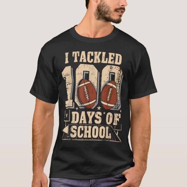T-shirt 100 Jours D'école Garçons 100Ème Drôle (Devant)