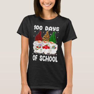 T-shirt 100 Jours D'école Joyeux 100ème Jour D'école Gnome