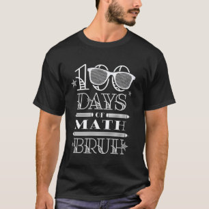 T-shirt 100 Jours d'École Mathématiques Élève Enseignant 1