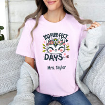 100 Jours d'école Mignonne Enseignant coloré