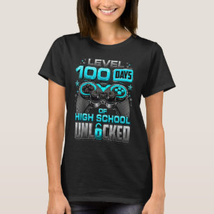 T-shirt 100 Jours D'école Niveau Lycée Débloqué Vidéo