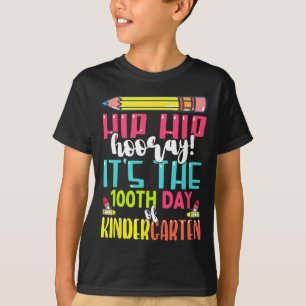 T-shirt 100 Jours D'École Pour Enfants Filles Garçons Mate