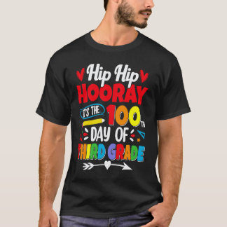 T-shirt 100 Jours D'école Pour Enfants Garçons Troisième C
