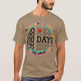 T-shirt 100 jours d'école pour enseignants Classique TShir