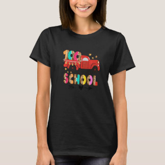 T-shirt 100 Jours d'École pour Enseignants Enfants Léopard