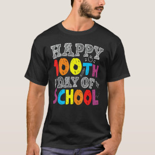 T-shirt 100 Jours D'école Pour Enseignants Garçons Filles