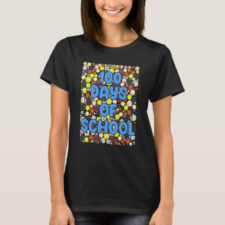 T-shirt 100 Jours D'école Pour Les Enfants Enseignant Base