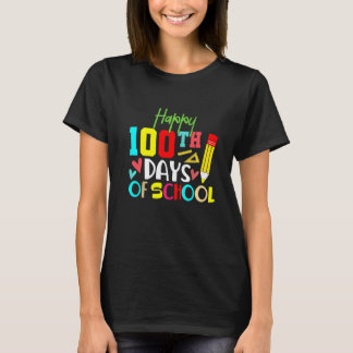 T-shirt 100 jours d'école pour les enfants et l'enseigneme