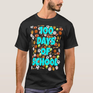 T-shirt 100 jours d'école pour les enfants ou les enseigna