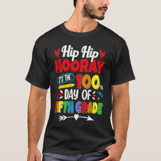 T-shirt 100 Jours D'école Pour Les Garçons De Cinquième An