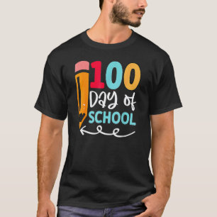 T-shirt 100 Jours D'école Professeur De Maternelle Garçons