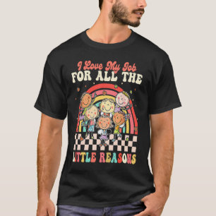 T-shirt 100 Jours D'école Professeur J'adore Mon Travail P