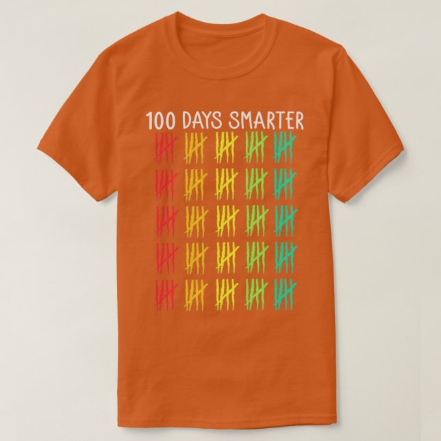T-shirt 100 Jours D'École Smarter 3 (Design devant)
