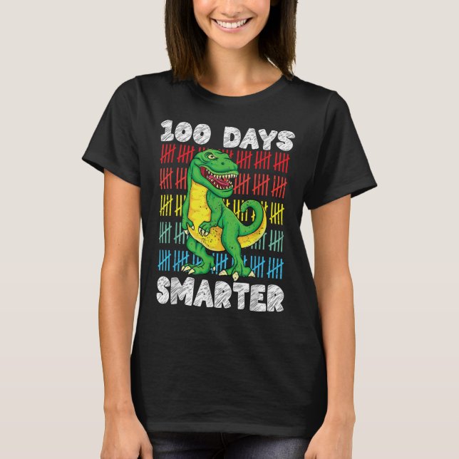 T-shirt 100 Jours D'École T-rex 100E Jour D'École (Devant)