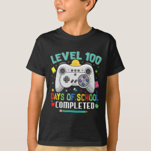 T-shirt 100 Jours D'École Terminé Gamer Garçons 100e