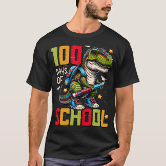 T-shirt 100 Jours D'École Trex 100 Jours Plus Smarter 100E