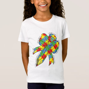 T-Shirt 100 Jours D'Embrasser L'Autisme 100e Jour Coqu