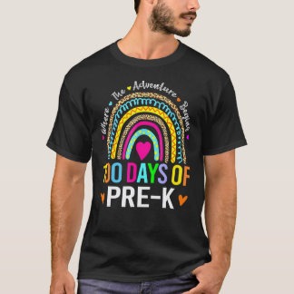 T-shirt 100 Jours D'enseignant De L'école Maternelle Plus