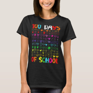 T-shirt 100 Jours D'Enseignant Enfants Étudiant Garçon Fil