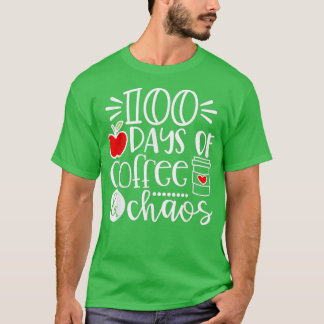 T-shirt 100 Jours D'Enseignant Joyeux 100 Jours D'École