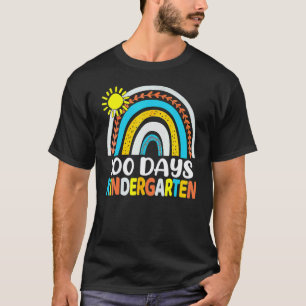 T-shirt 100 jours d'enseignant ou d'élève de maternelle