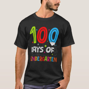 T-shirt 100 jours d'enseignants d'école maternelle élèves