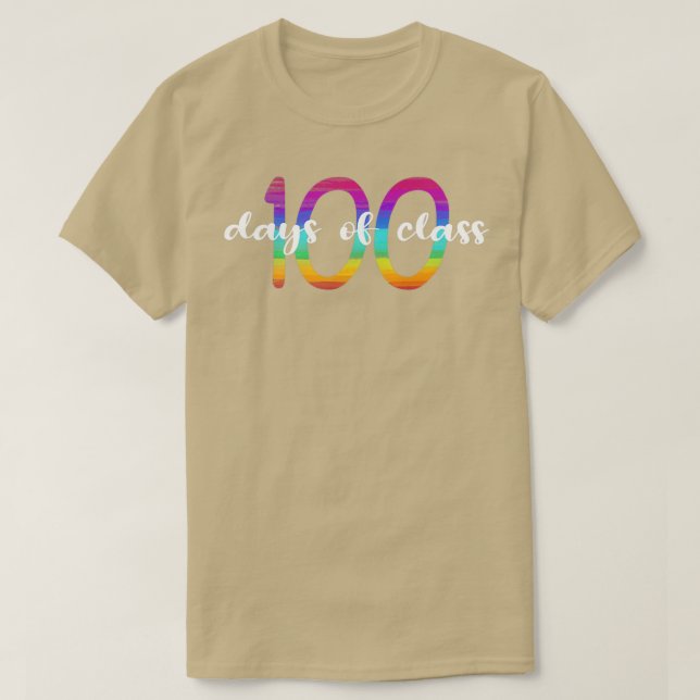 T-shirt 100 jours en classe 100 jours d'école 100 jours sm (Design devant)