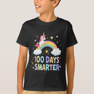 T-shirt 100 Jours Enfants Plus Smarter Girls Unicorn 100e 