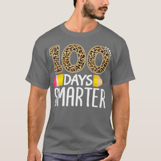 T-shirt 100 jours Enseignant intelligent ou étudiant 100e 