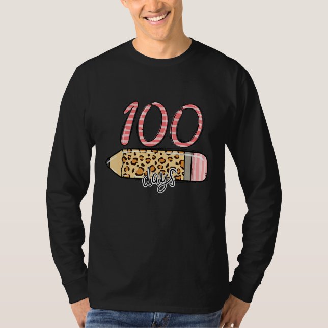 T-shirt 100 Jours Enseignant Ou Étudiant Smarter 100E Jour (Devant)
