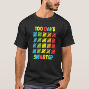 T-shirt 100 Jours Enseignant Smarter Enseignant Tea de cla