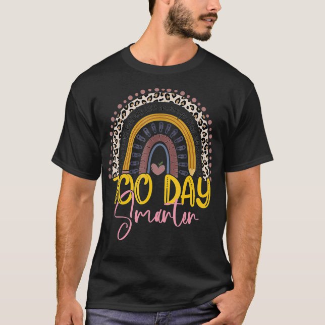 T-shirt 100 Jours Enseignant Smarter, Joyeux 100E Jour D'É (Devant)