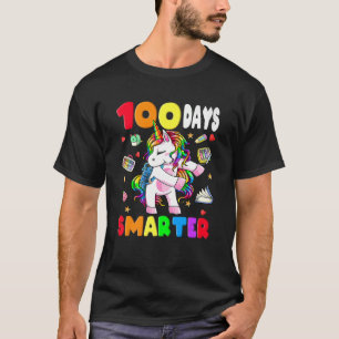 T-shirt 100 Jours Enseignants intelligents Filles Flossing