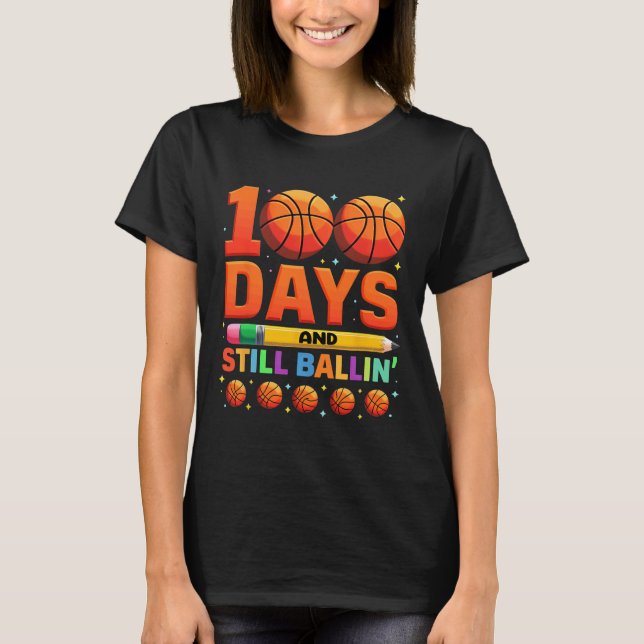 T-shirt 100 Jours Et Toujours Bylling Sketll (Devant)