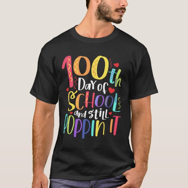 T-shirt 100 Jours Et Toujours Le Poppin 100E Jour De L'Éco (Devant)