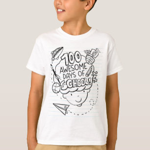 T-shirt 100 Jours Formidables d'École