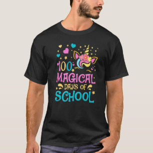 T-shirt 100 Jours Magiques de l'École Licorne Filles 100èm