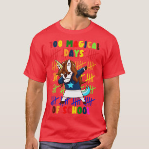 T-shirt 100 Jours Magiques De L'École Unicorne 3