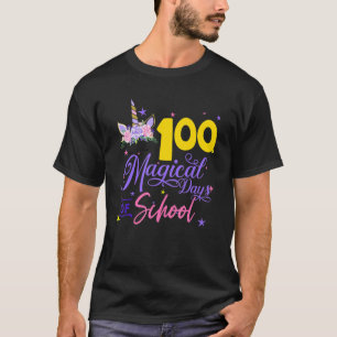 T-shirt 100 Jours Magiques De L'École Unicorne Enseignant