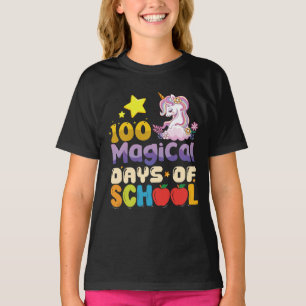 T-shirt 100 Jours Magiques D'école Licorne Professeur