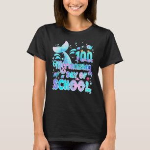 T-shirt 100 Jours Mermazing De L'École Fille Sirène Happy